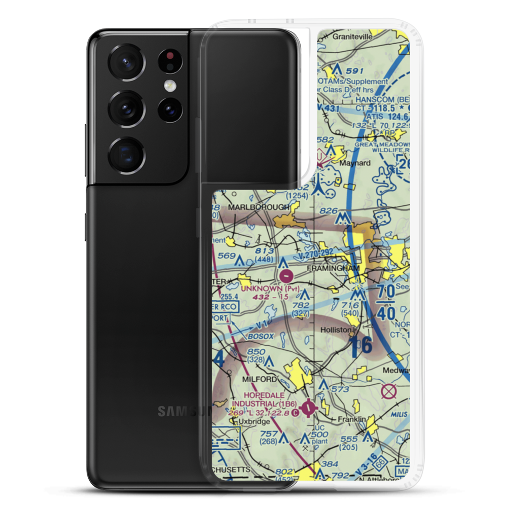 Kallander Field (09MA) VFR Sectional Samsung Case Samsung Galaxy S21 Ultra model shown