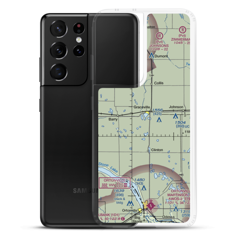 Kapaun-Wilson Field (4MN5) VFR Sectional Samsung Case Samsung Galaxy S21 Ultra model shown