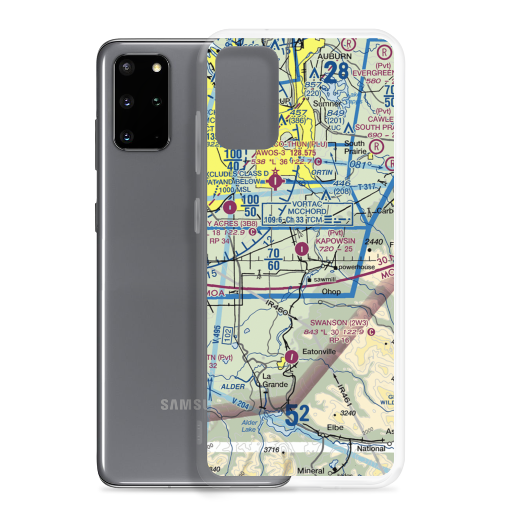Kapowsin Field (86WA) VFR Sectional Samsung Case Samsung Galaxy S20 Plus model shown