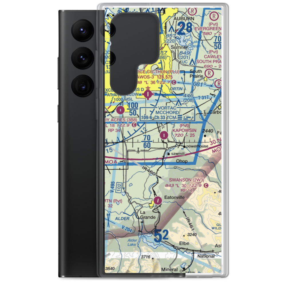 Kapowsin Field (86WA) VFR Sectional Samsung Case Samsung Galaxy S22 Ultra model shown