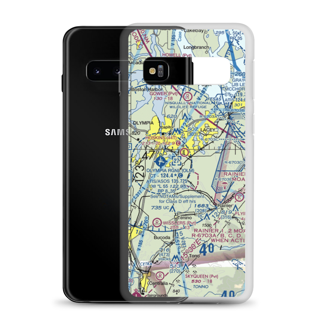 Kari Field (WN36) VFR Sectional Samsung Case Samsung Galaxy S10 model shown