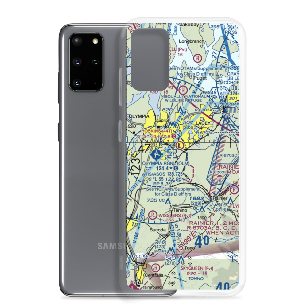 Kari Field (WN36) VFR Sectional Samsung Case Samsung Galaxy S20 Plus model shown