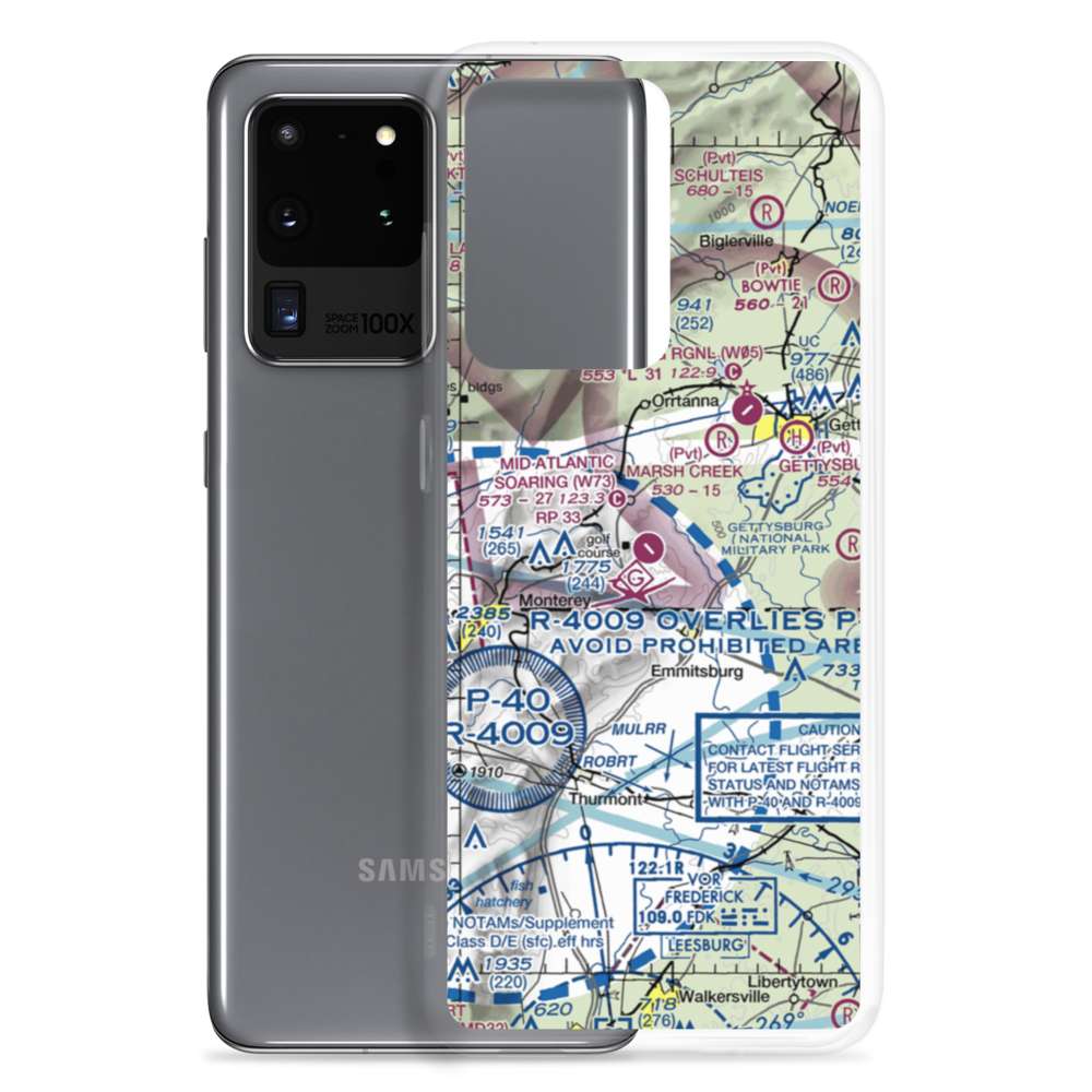 Karlindo Airport (3PN2) VFR Sectional Samsung Case Samsung Galaxy S20 Ultra model shown
