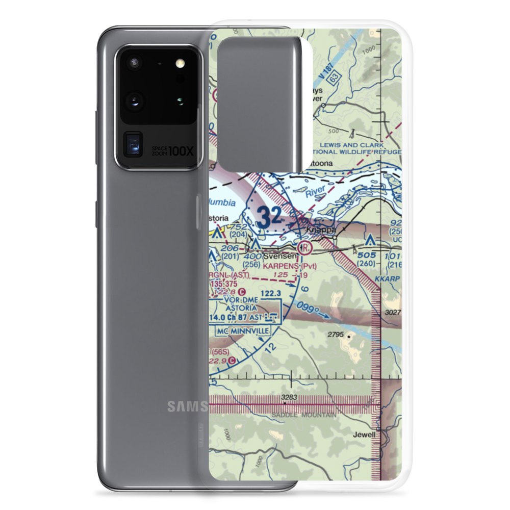 Karpens Airport (OR23) VFR Sectional Samsung Case Samsung Galaxy S20 Ultra model shown