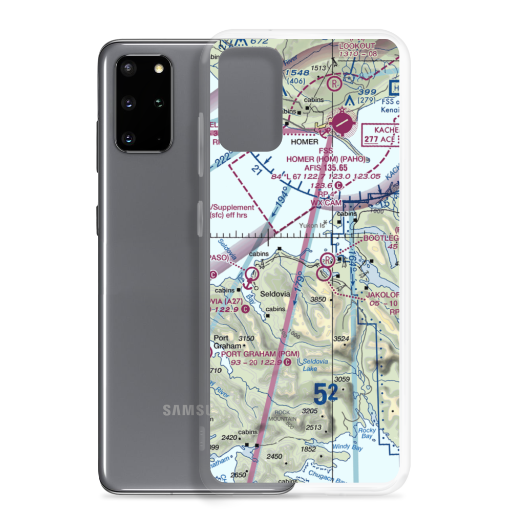 Kasitsna Airport (5Z7) VFR Sectional Samsung Case Samsung Galaxy S20 Plus model shown