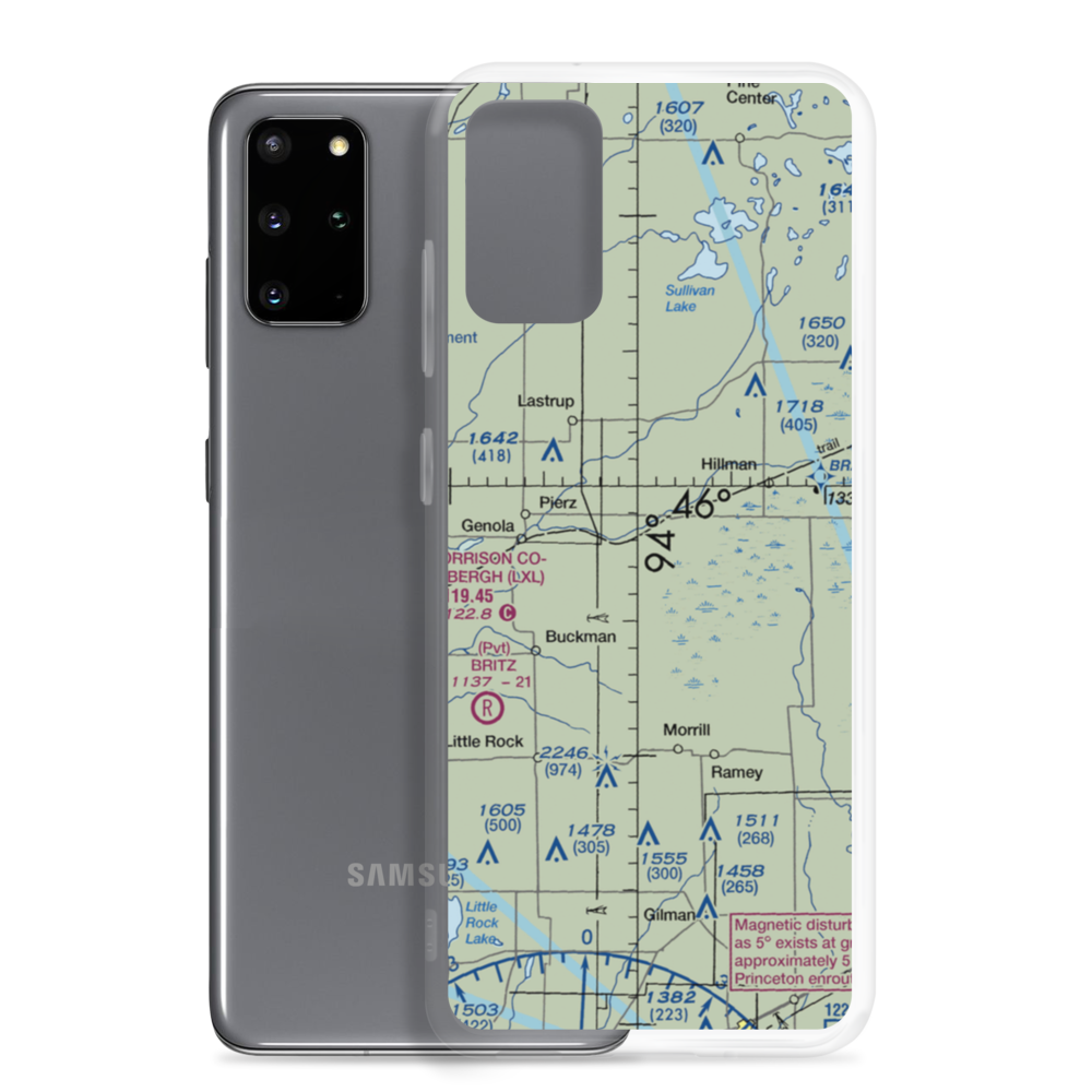 Kastanek Airport (MY15) VFR Sectional Samsung Case Samsung Galaxy S20 Plus model shown