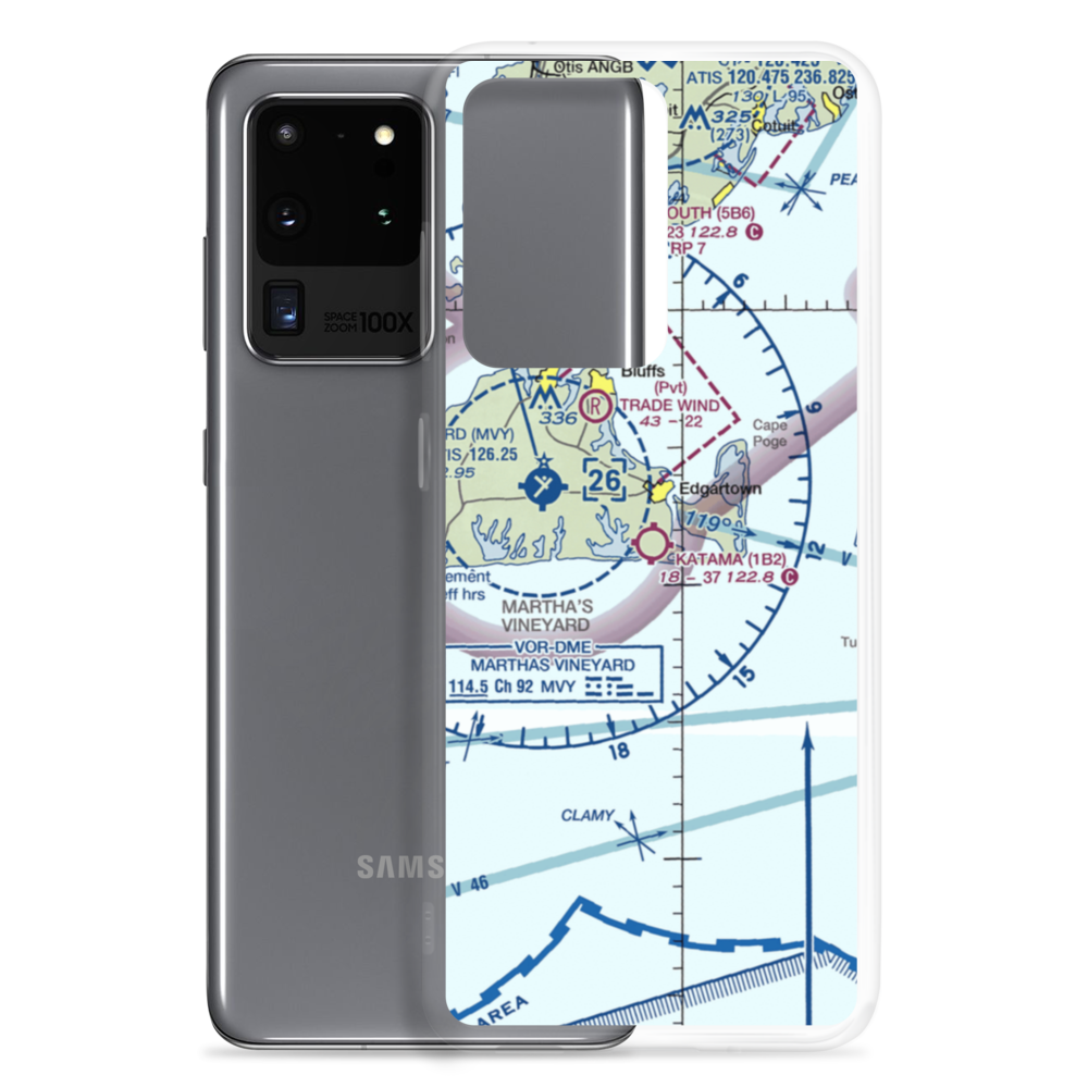 Katama Airpark (1B2) VFR Sectional Samsung Case Samsung Galaxy S20 Ultra model shown