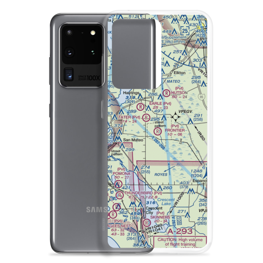 Kathrinstadt Airport (2FA7) VFR Sectional Samsung Case Samsung Galaxy S20 Ultra model shown