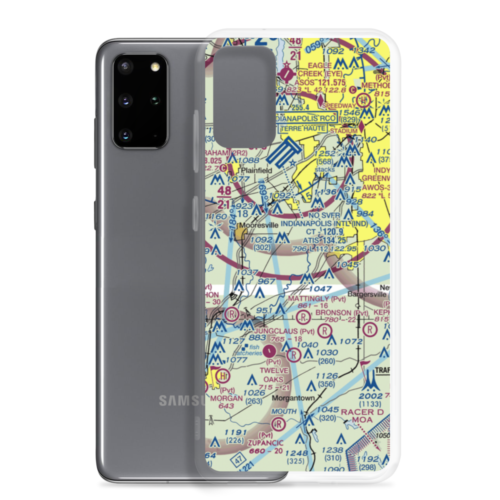 Kay Air Airport (20II) VFR Sectional Samsung Case Samsung Galaxy S20 Plus model shown