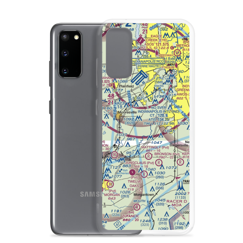 Kay Air Airport (20II) VFR Sectional Samsung Case Samsung Galaxy S20 model shown