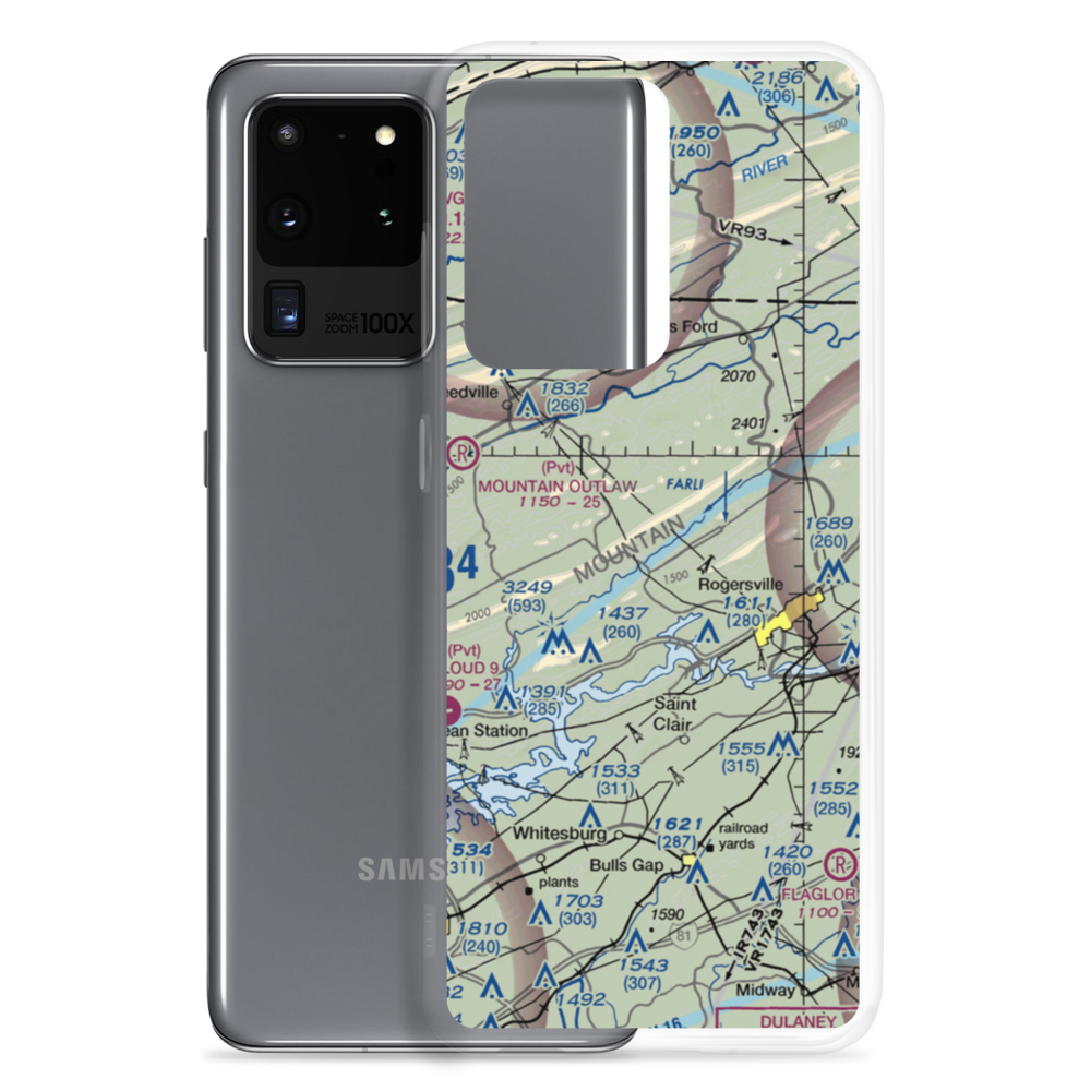 Kay Airport (1TN2) VFR Sectional Samsung Case Samsung Galaxy S20 Ultra model shown