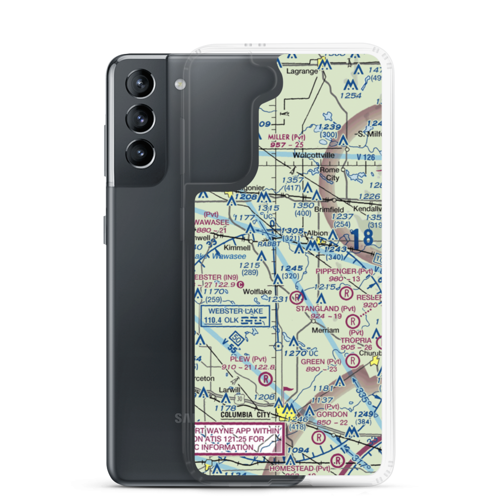 Kay Field (61II) VFR Sectional Samsung Case Samsung Galaxy S21 model shown