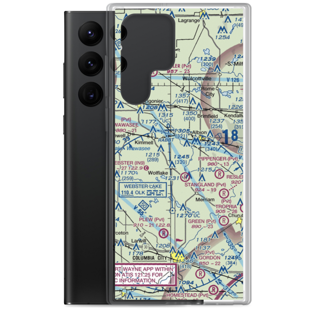 Kay Field (61II) VFR Sectional Samsung Case Samsung Galaxy S22 Ultra model shown