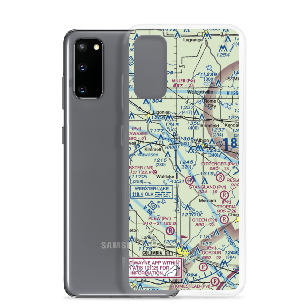Kay Field (61II) VFR Sectional Samsung Case Samsung Galaxy S20 model shown