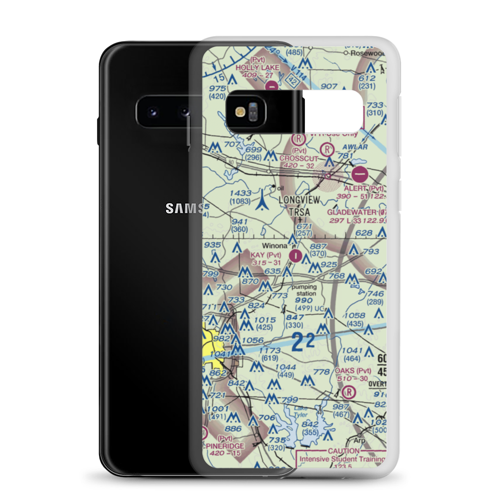 Kay Ranch Airport (TA61) VFR Sectional Samsung Case Samsung Galaxy S10 model shown