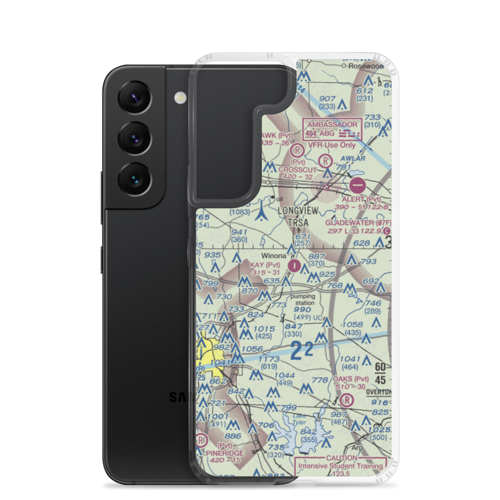 Kay Ranch Airport (TA61) VFR Sectional Samsung Case Samsung Galaxy S22 model shown