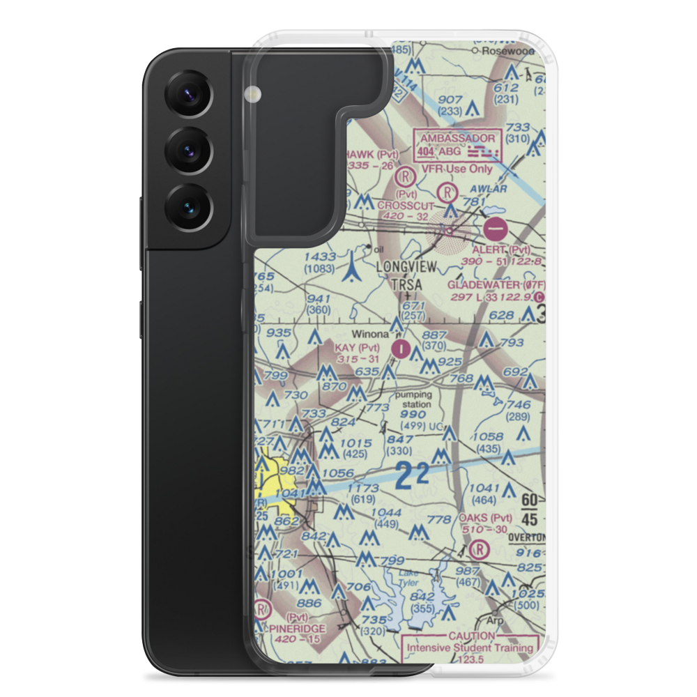 Kay Ranch Airport (TA61) VFR Sectional Samsung Case Samsung Galaxy S22 Plus model shown