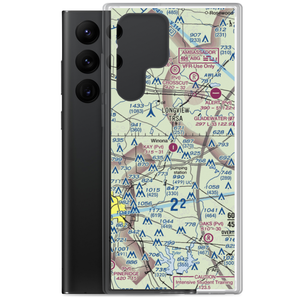 Kay Ranch Airport (TA61) VFR Sectional Samsung Case Samsung Galaxy S22 Ultra model shown