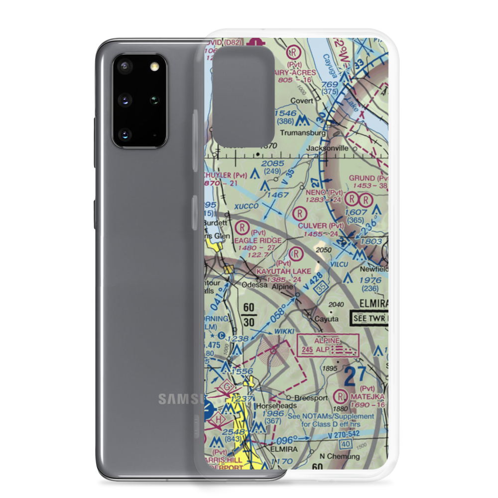 Kayutah Lake Airport (2NY9) VFR Sectional Samsung Case Samsung Galaxy S20 Plus model shown