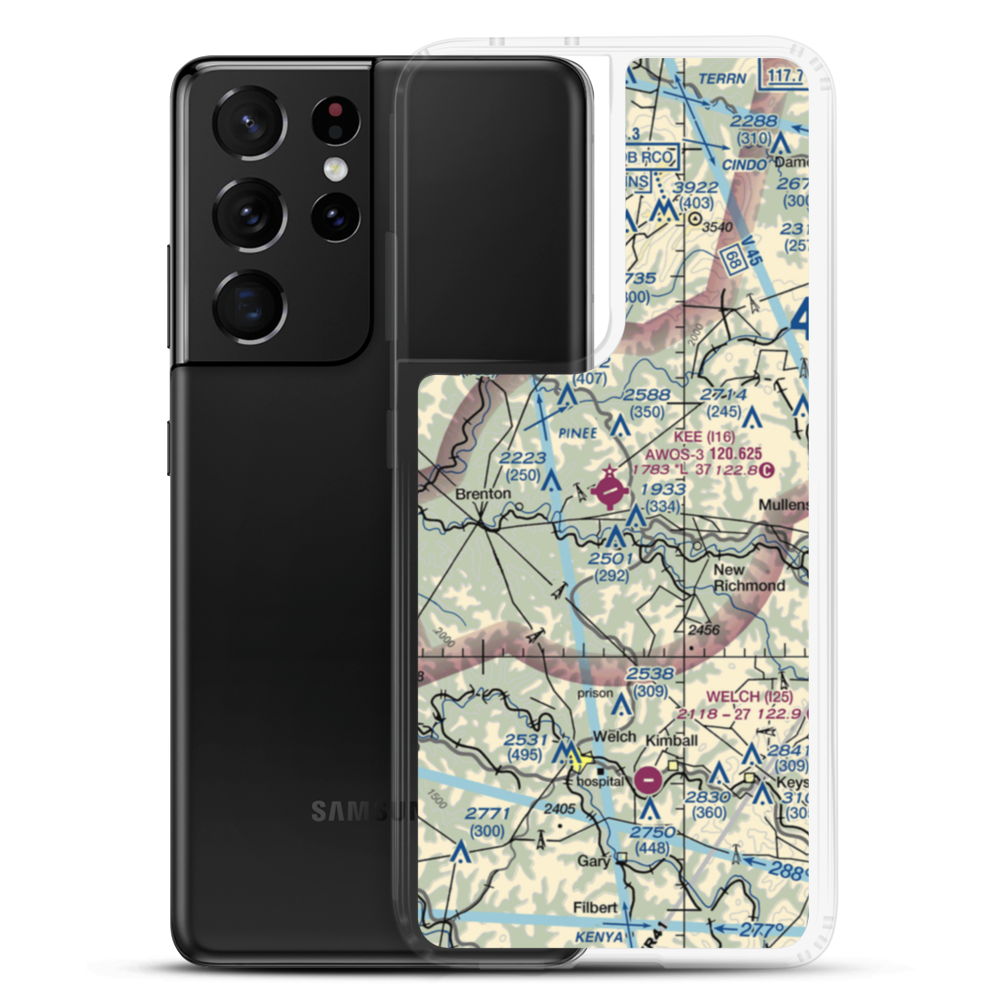 Kee Field (I16) VFR Sectional Samsung Case Samsung Galaxy S21 Ultra model shown