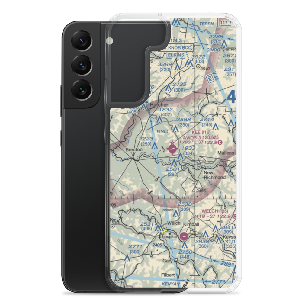 Kee Field (I16) VFR Sectional Samsung Case Samsung Galaxy S22 Plus model shown