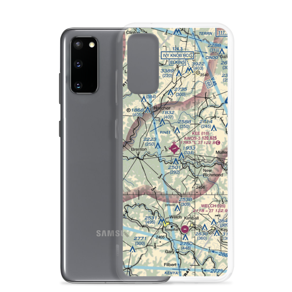 Kee Field (I16) VFR Sectional Samsung Case Samsung Galaxy S20 model shown