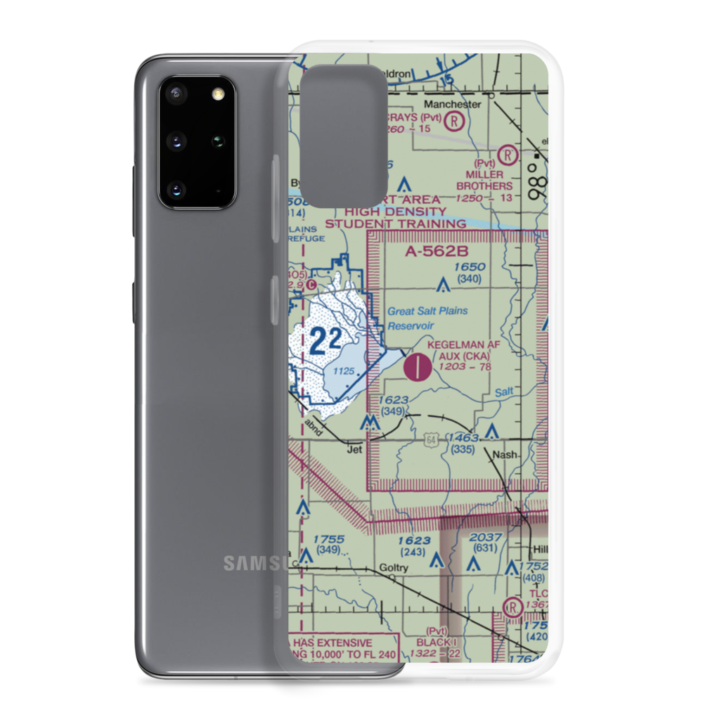 Kegelman AF Aux Field (CKA) VFR Sectional Samsung Case Samsung Galaxy S20 Plus model shown