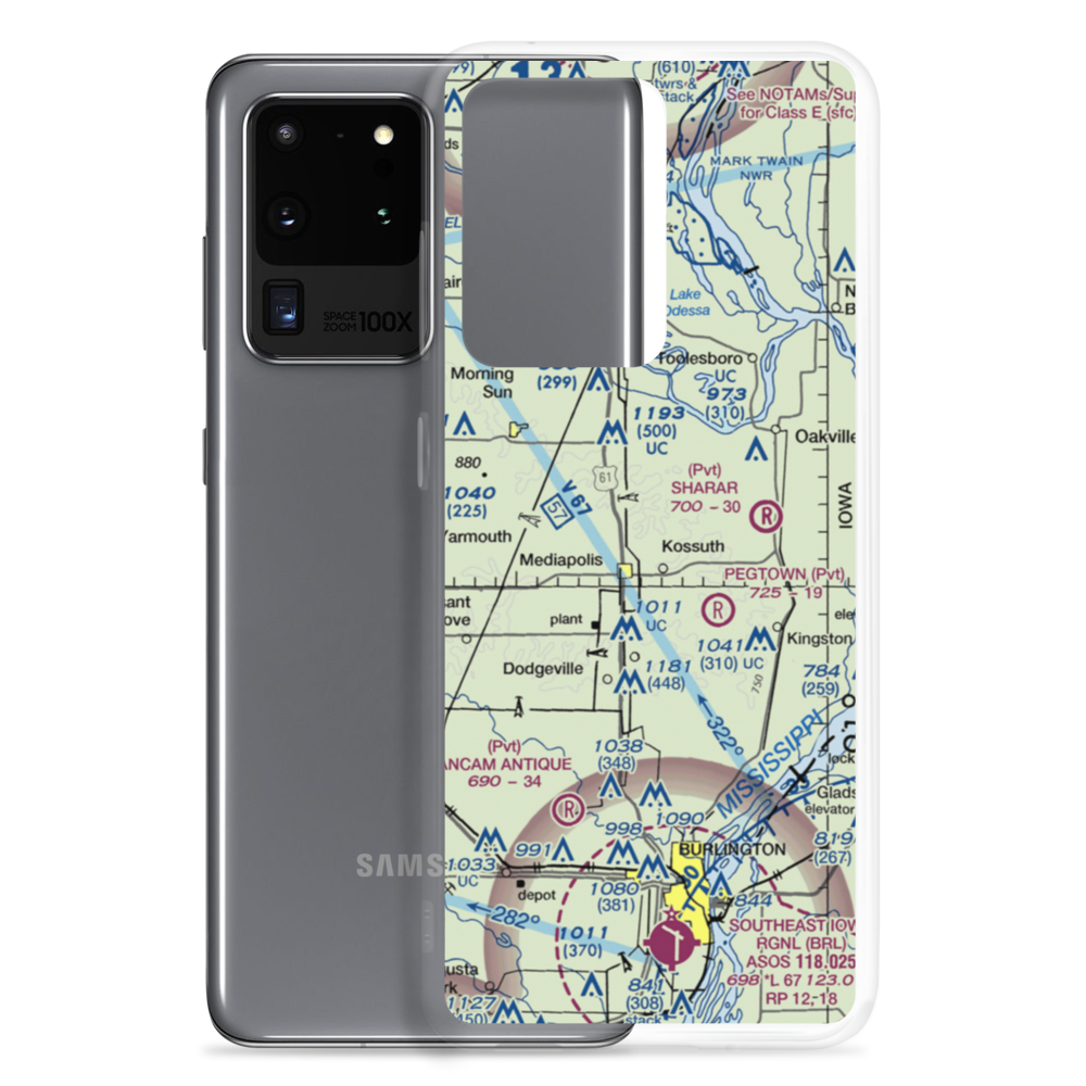 Keitzer Field (IA77) VFR Sectional Samsung Case Samsung Galaxy S20 Ultra model shown