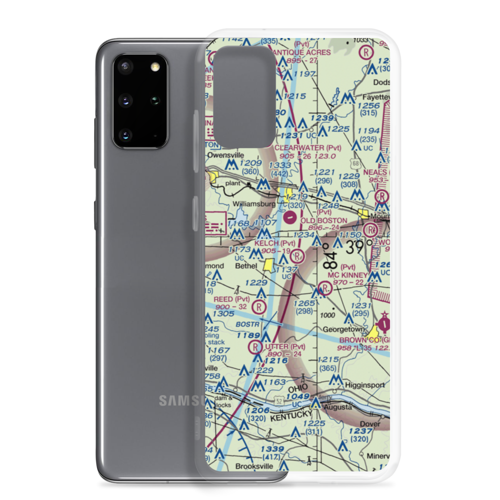 Kelch Airport (59OH) VFR Sectional Samsung Case Samsung Galaxy S20 Plus model shown
