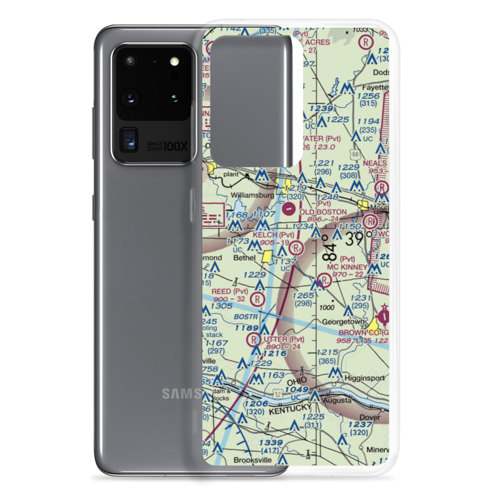 Kelch Airport (59OH) VFR Sectional Samsung Case Samsung Galaxy S20 Ultra model shown