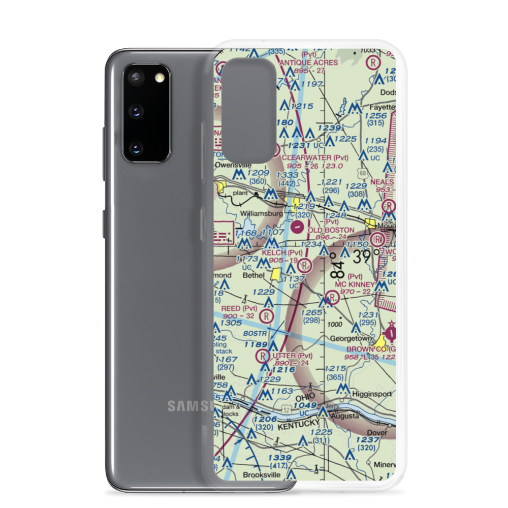 Kelch Airport (59OH) VFR Sectional Samsung Case Samsung Galaxy S20 model shown