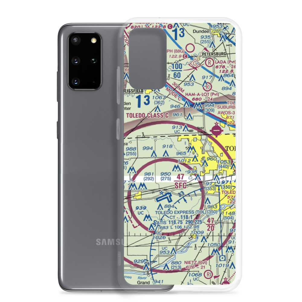 Kellers Strip (46OI) VFR Sectional Samsung Case Samsung Galaxy S20 Plus model shown