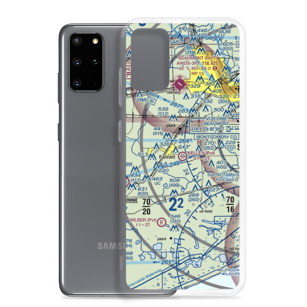 Kelley Crop Service Airport (7TE0) VFR Sectional Samsung Case Samsung Galaxy S20 Plus model shown
