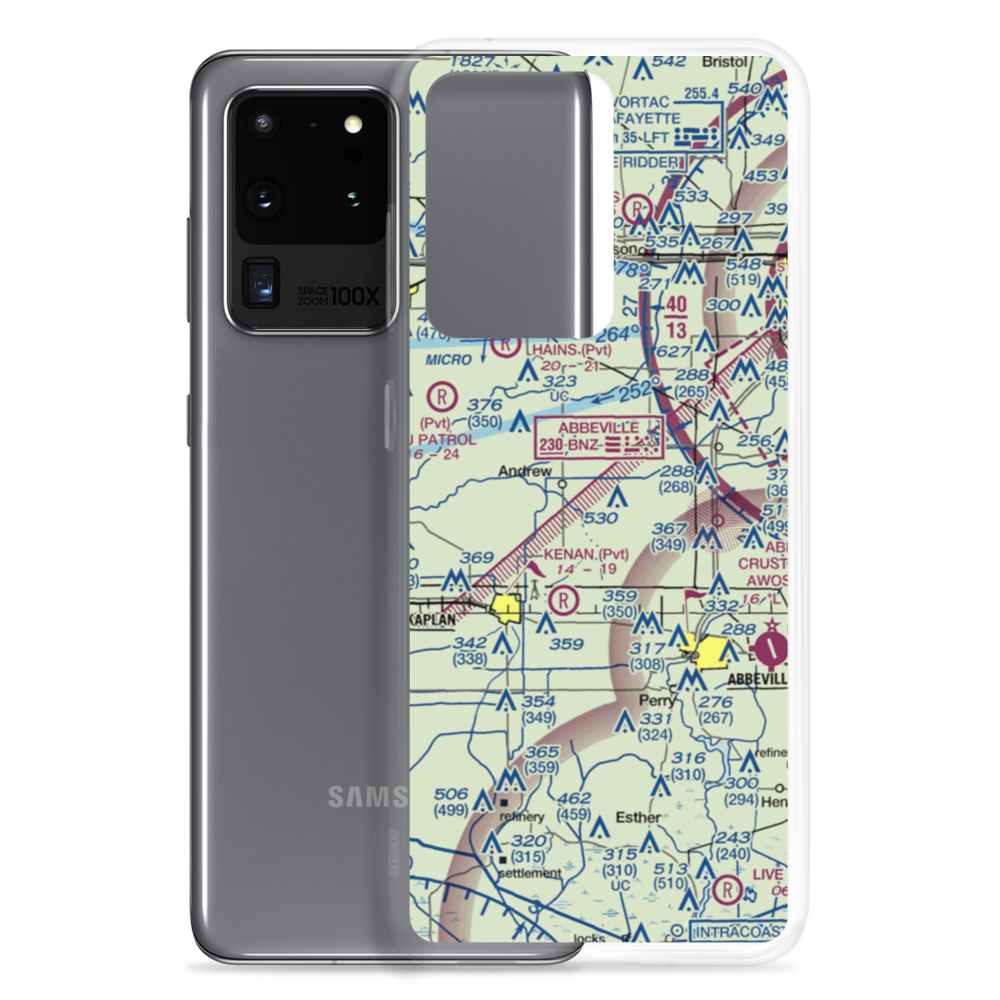 Ken Guidry Nr 4 Airport (62LA) VFR Sectional Samsung Case Samsung Galaxy S20 Ultra model shown