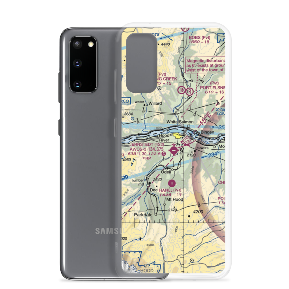 Ken Jernstedt Airfield (4S2) VFR Sectional Samsung Case Samsung Galaxy S20 model shown