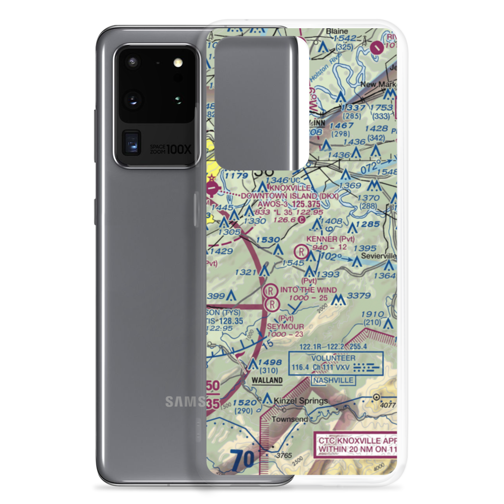 Kenner Farm Airport (3TN4) VFR Sectional Samsung Case Samsung Galaxy S20 Ultra model shown