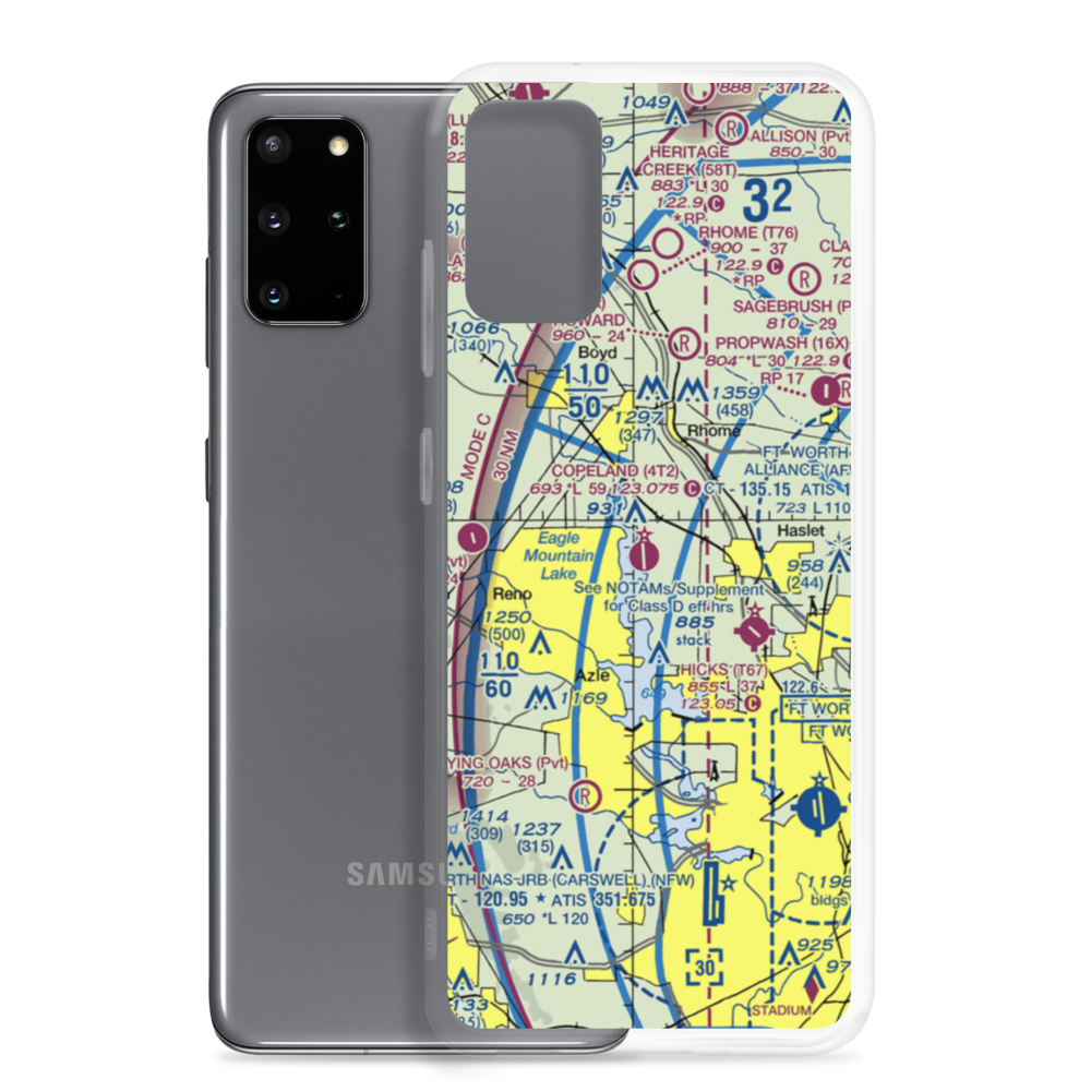 Kenneth Copeland Airport (4T2) VFR Sectional Samsung Case Samsung Galaxy S20 Plus model shown
