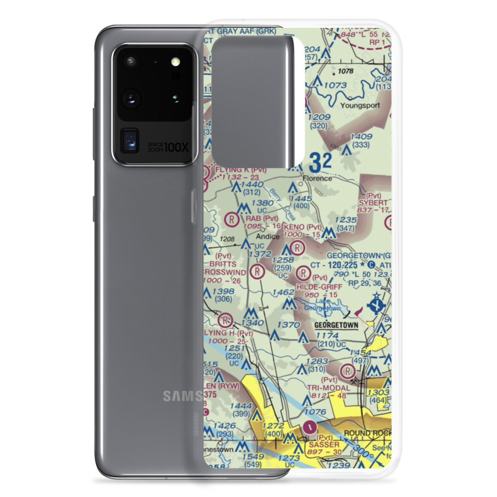 Keno Field (TA49) VFR Sectional Samsung Case Samsung Galaxy S20 Ultra model shown