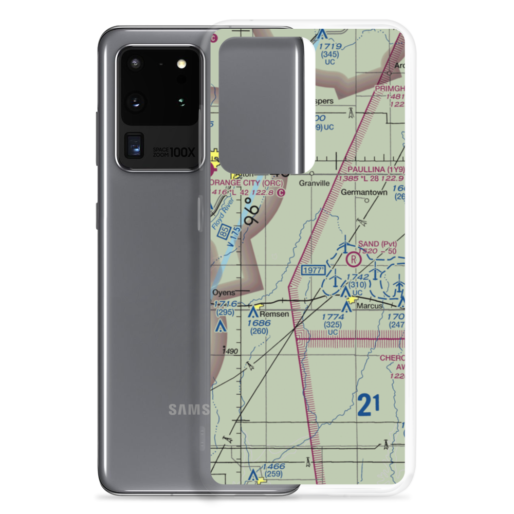 Kerr Airport (3IA5) VFR Sectional Samsung Case Samsung Galaxy S20 Ultra model shown