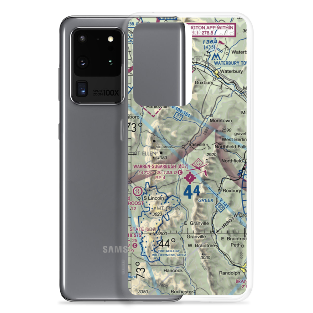 Ketcham Lndg Area Airport (VT30) VFR Sectional Samsung Case Samsung Galaxy S20 Ultra model shown