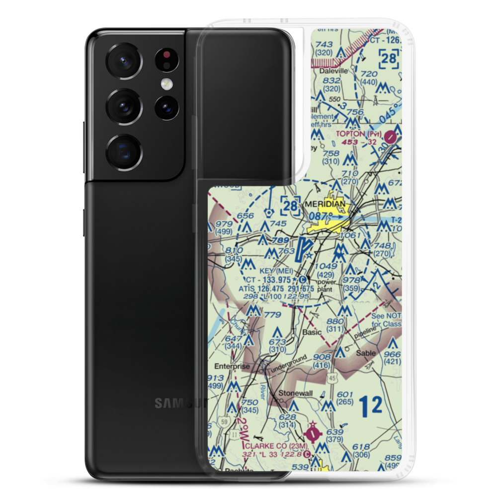 Key Field (MEI) VFR Sectional Samsung Case Samsung Galaxy S21 Ultra model shown