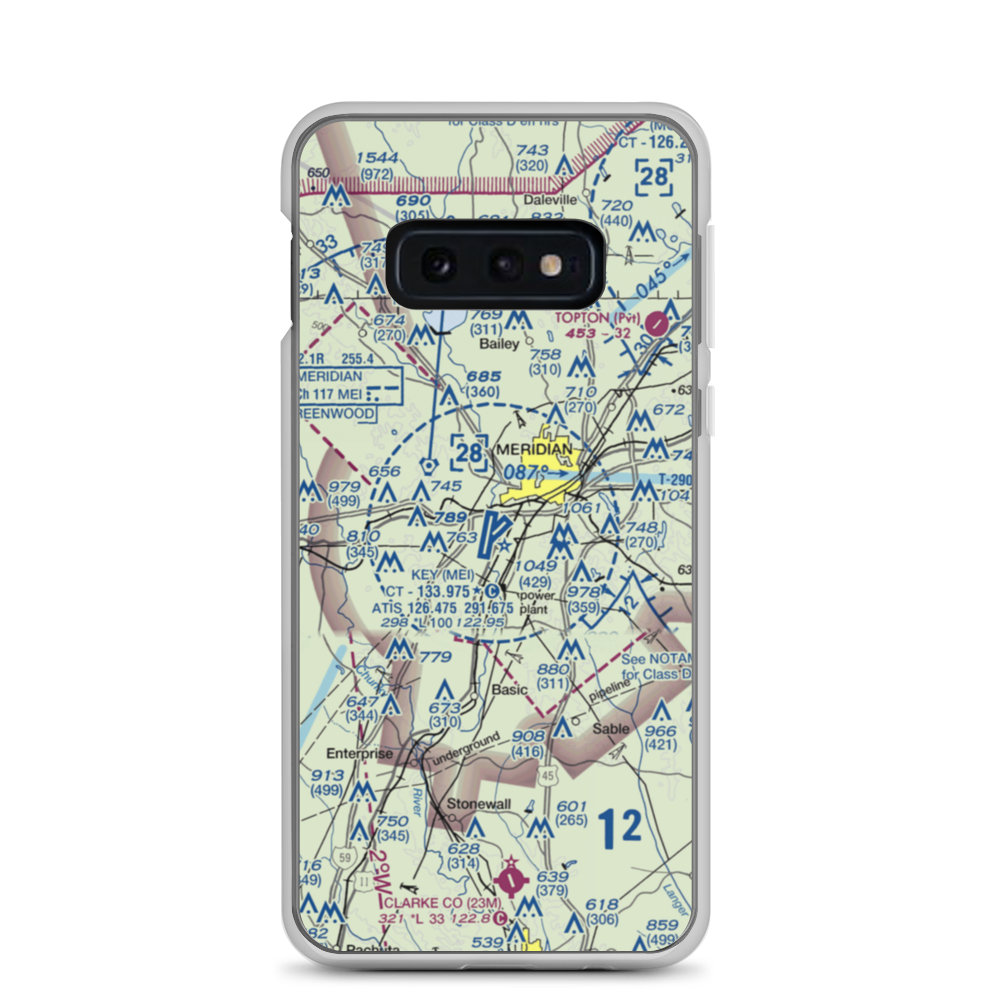 Key Field (MEI) VFR Sectional Samsung Case Samsung Galaxy S10e model shown