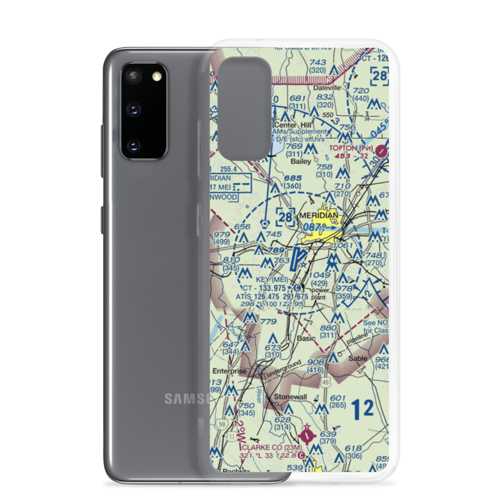 Key Field (MEI) VFR Sectional Samsung Case Samsung Galaxy S20 model shown