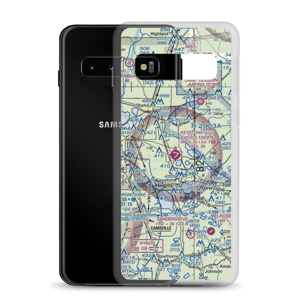 Keystone Airpark (42J) VFR Sectional Samsung Case Samsung Galaxy S10 model shown