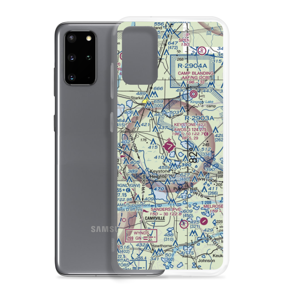 Keystone Airpark (42J) VFR Sectional Samsung Case Samsung Galaxy S20 Plus model shown
