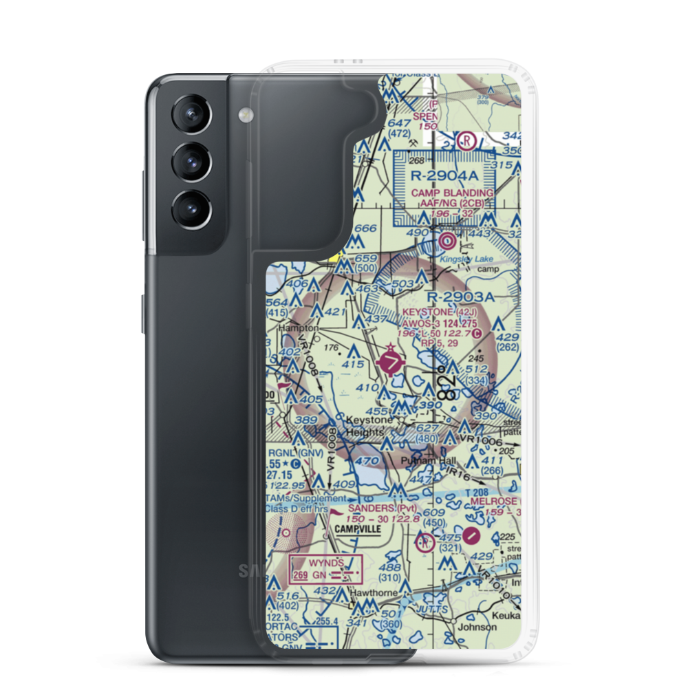 Keystone Airpark (42J) VFR Sectional Samsung Case Samsung Galaxy S21 model shown