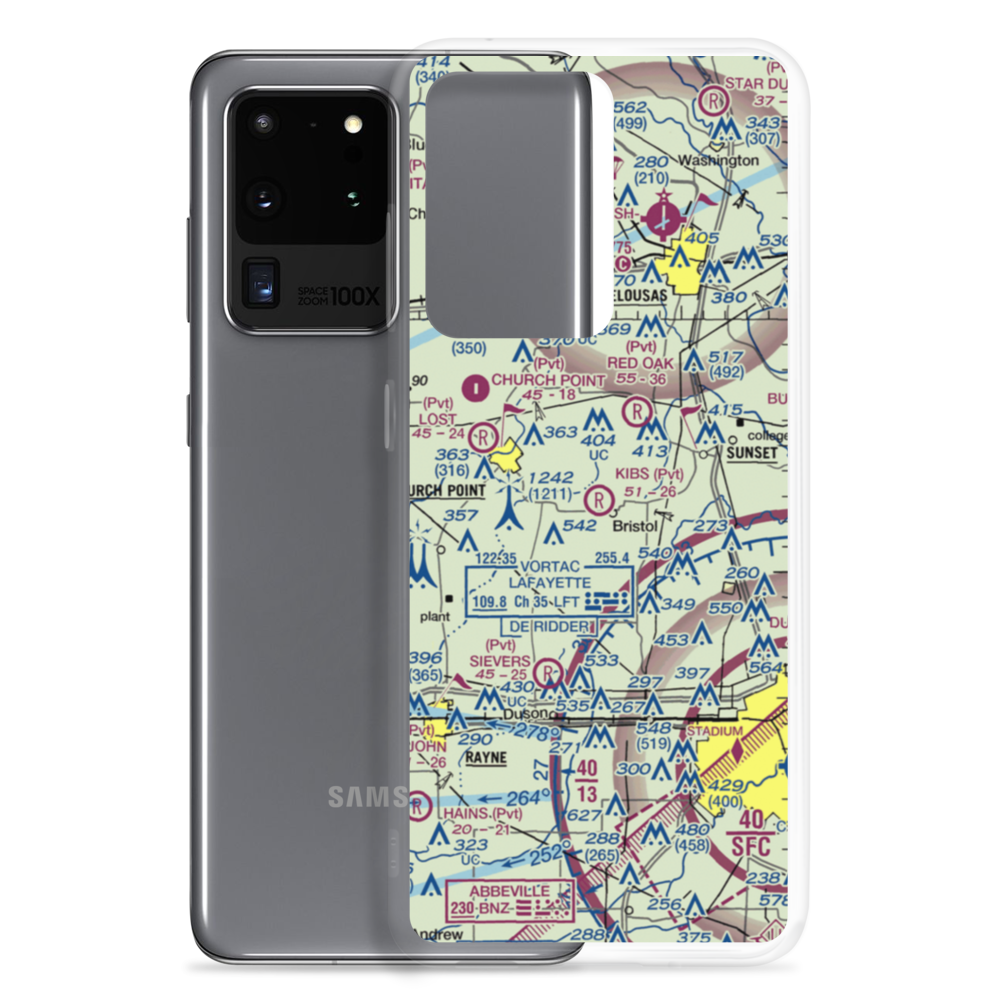 Kibs Air Park (L89) VFR Sectional Samsung Case Samsung Galaxy S20 Ultra model shown