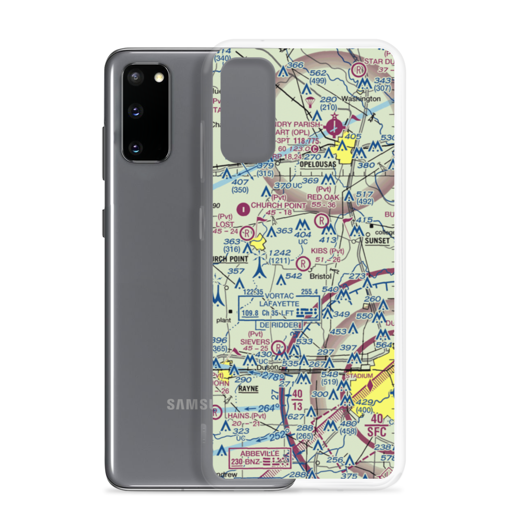 Kibs Air Park (L89) VFR Sectional Samsung Case Samsung Galaxy S20 model shown