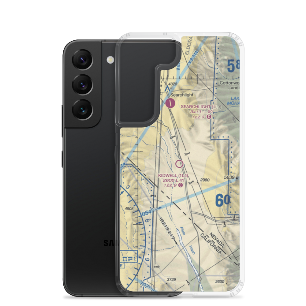 Kidwell Airport (1L4) VFR Sectional Samsung Case Samsung Galaxy S22 model shown