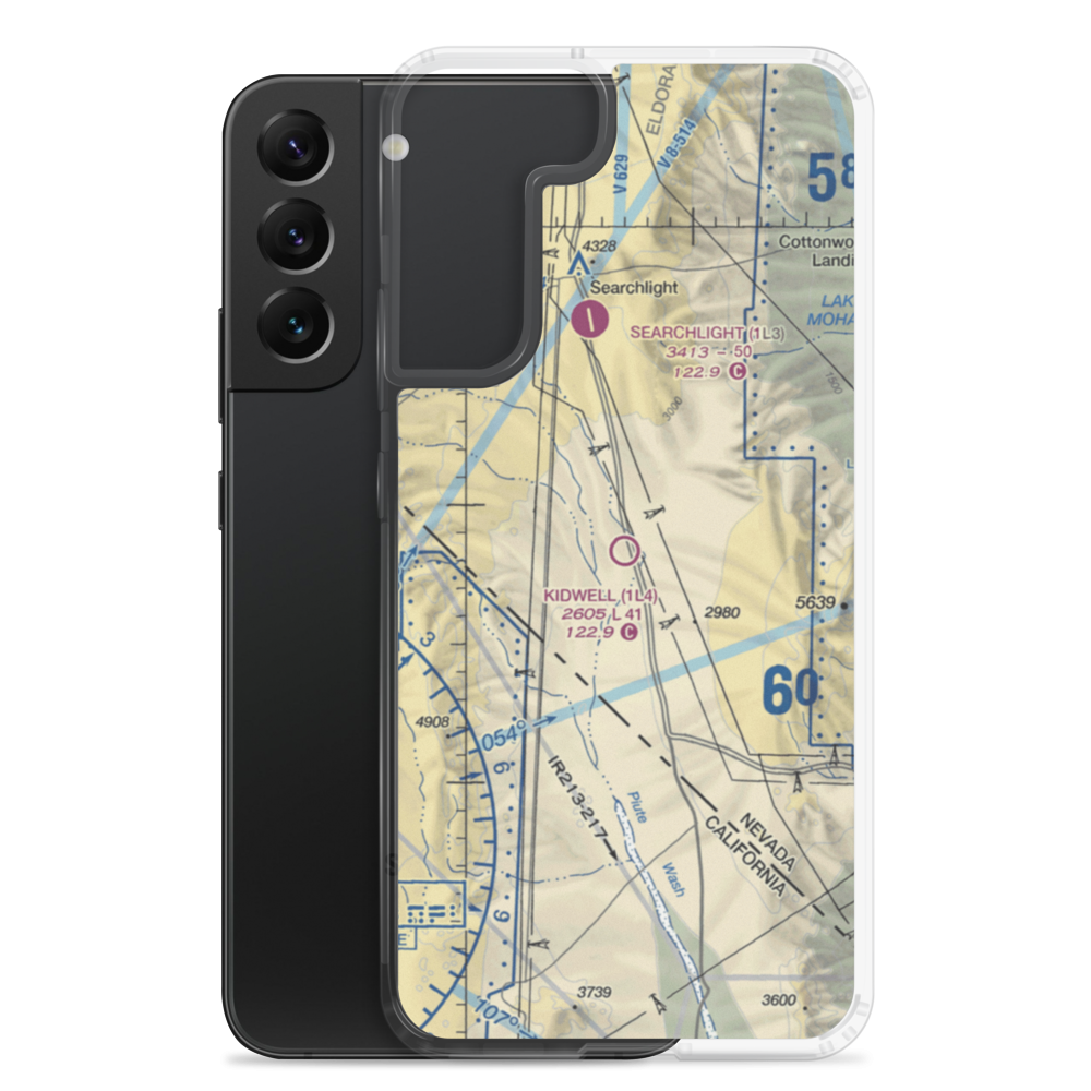 Kidwell Airport (1L4) VFR Sectional Samsung Case Samsung Galaxy S22 Plus model shown